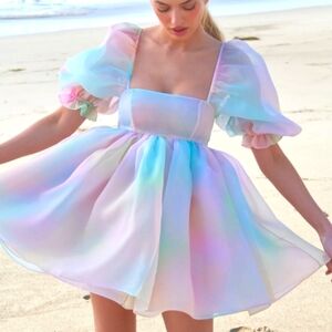 Selkie Puff The Rainbow Dress ERAS TOUR LOVER ERA